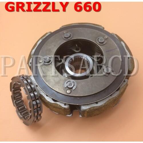 PARTSABCD CLUTCH CARRIER ASSEMBLY FOR YAMAHA GRIZZLY 660 WET CLUTCH SHOE CARRIER 2002-2008