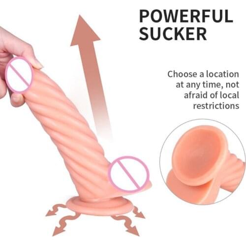 New Dildo Realistic Artificial G-Spot Dildo With Strong Suction Cup Female Masturbation Adult Products Sex Toys