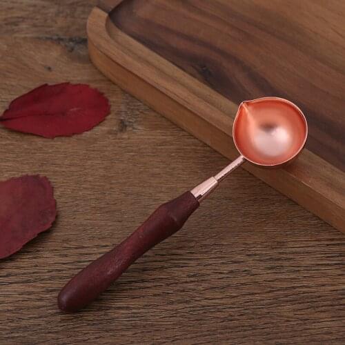 Fire Seal Stove Pot Wax Spoon For Wax Seal Stamp Greeting Card Wax Seal Beads Sticks Warmer Melting Glue Furnace Tools