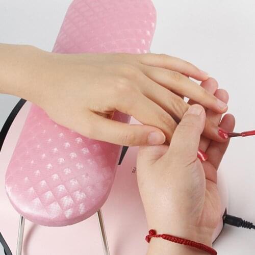Nail Pillow Manicure Arm Rest Cushion Nail Salon Table Washable Hand Cushion Pillow Faux Leather Nail Art Stand Tools