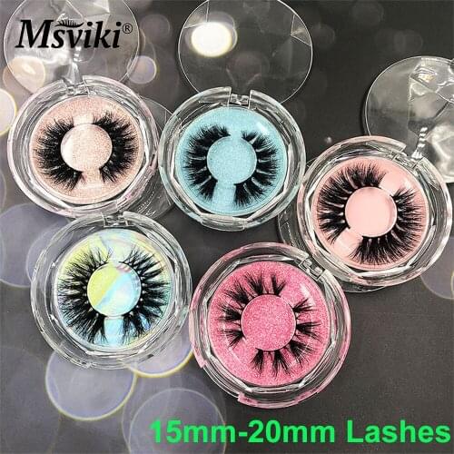 Natural 3D Mink Eyelashes Vendors Dramatic Cruelty-Free Mink Lashes Boxes Packing Beauty Handmade False Eyelashes Extension Bulk