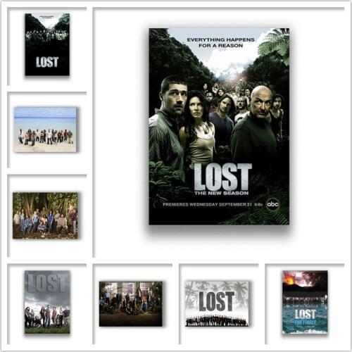 Lost White Coated Paper Prints painting Home Decoration Livingroom Bedroom Bar Home wall Art