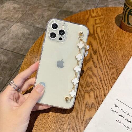 Transparent iPhone 12 Case Transparent Phone Black Cover For iPhone 6 6s 7 8 Plus X XR XS 11 12 Pro Max Back Cover