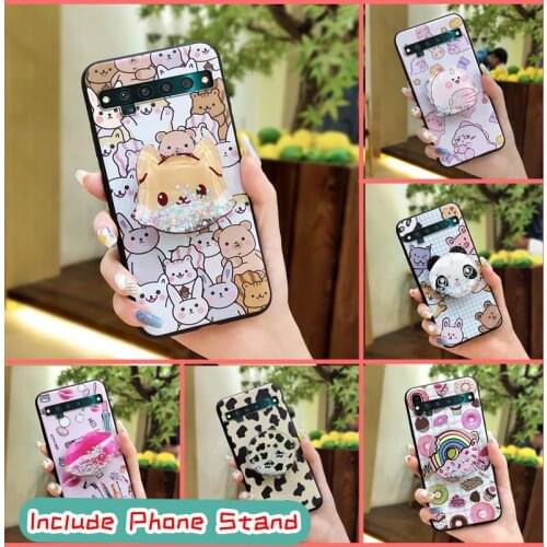 Silicone TPU Phone Case For TCL 10 Pro Anti-dust Fashion Design Cartoon New Arrival Durable