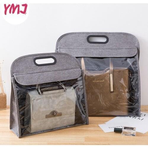 Dustproof Handbag Hanging Organizer Hanging Wardrobe Organizer Storage hanging bag Transparent Handbag Organizer for Closet