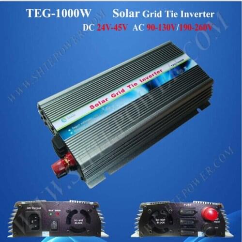 Pure sine wave 24-45v 1000w 220v on grid inverter solar safe and reliable