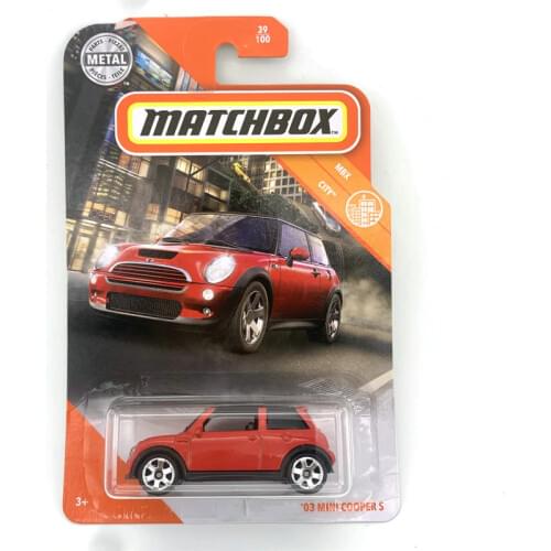 03 MINI COOPER S Matchbox Cars 1:64 Car Metal Diecast Alloy Model Car Toy Vehicles
