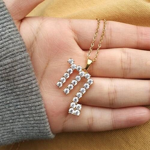 12 Constellation Necklaces & Pendants Choker Necklaces Gold Color Star Zodiac Sign for Women Long Chain Necklaces Women Gift