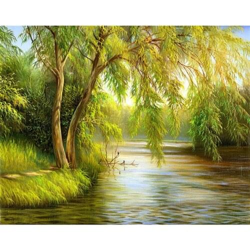 Beibehang Custom wallpaper Home Decor Frescoes Swan Lake Trees Tv Background walls Living Room Bedroom Background 3d wallpaper