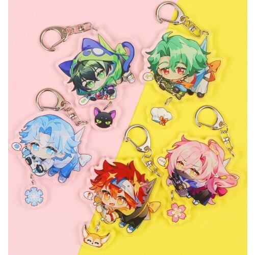 5pcs/set Anime SK∞ Figure Acrylic Keychain Toys SK8 the Infinity Reki Langa MIYA Model Doll Decoration Cosplay Collection Gift