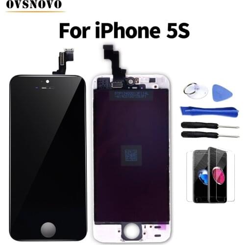 AAA Display For iPhone 5s LCD Touch Screen For iPhone 5 6 plus LCD Digitizer Assembly Replacement Parts+Tempered Glass+Tools