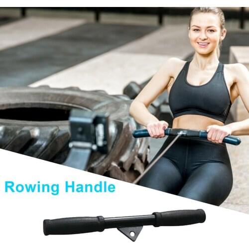 High drop-down accessories fitness equipment Household lever handle Pull rod Synthesizer hollow grip instrument Rowing handle