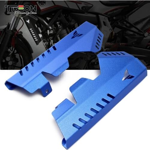 Motorcycle Accessories Radiator Tank Guard Cover 1 Pair Water Coolant Reservoir Tank Falling Protection For YAMAHA MT07 MT-07