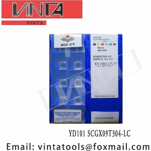 Free shipping high quality 10pcs/lots YD101 SCGX09T304-LC cnc carbide turning inserts