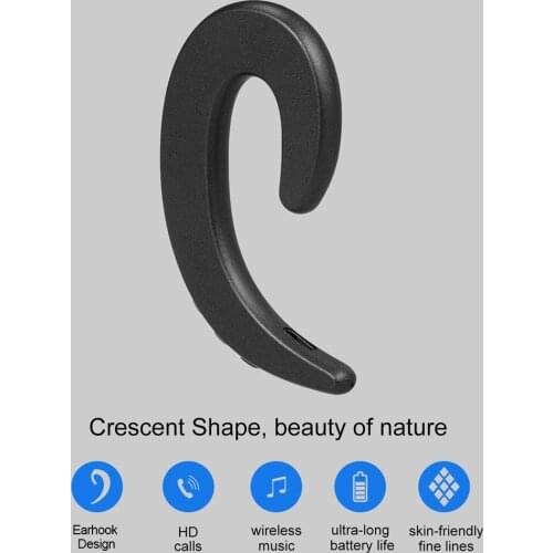 Y-12 Wireless Bluetooth Headphones Sports Painless Hanging Headset Earhook Design Earphone No Pain Hands-free with Microphone
