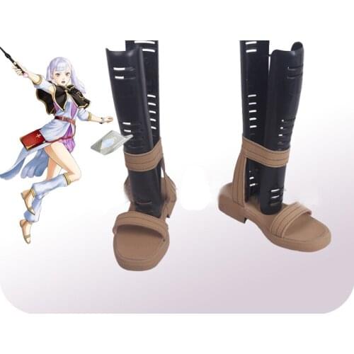 Black Clover Noell Silva Cosplay Shoes Boots Halloween Carnival Cosplay Costume Accessories