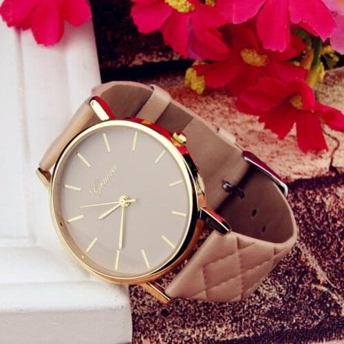 Orologio donna Geneva Womens Watch Mesh Leather Strap Womens Watch Fashion Dial Dial Ladies Watch relojes quarzo reloj mujer