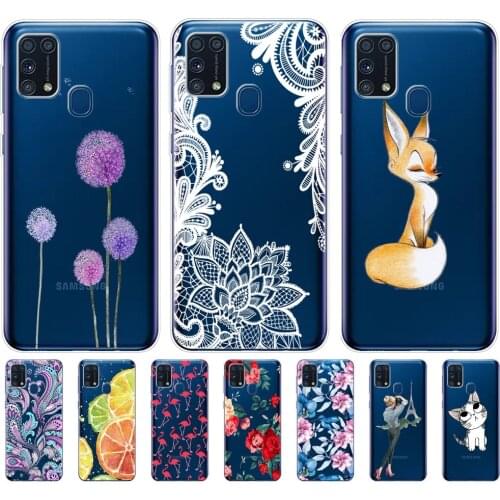For Samsung M31 Case 6.4" Soft Silicon Tpu Cover For Samsung Galaxy M31 M 31 SM-M315FZBVSER m315 Phone Back Shell Bumper Funda
