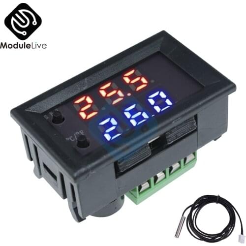 W1209WK DC 12V -50-110 Celsius Digital LED Thermostat Temperature Controller Temp Relay Control Board Module + NTC Sensor