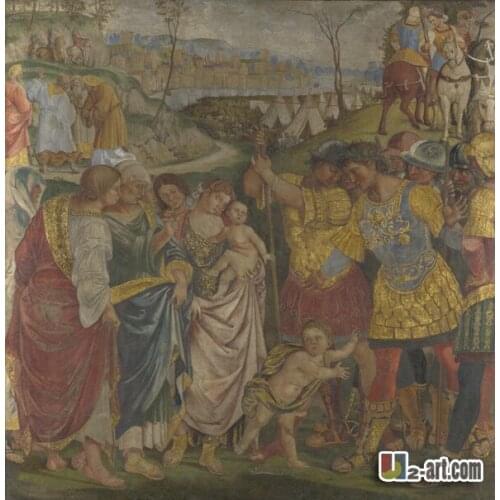 Canvas Prints ( Rome Family) Luca Signorelli canvas wall picture modern art oil painting printed Religion-251 (24*24 inch)