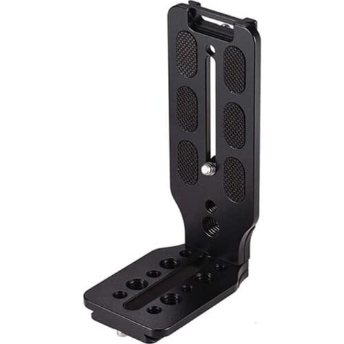 DSLR Camera L Bracket Quick Release Plate Vertical Universal L Bracket with 1/4 Inch Screw Arca Swiss for DSLR Camera