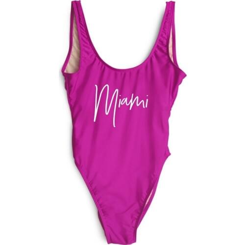 Summer clothing MIAMI bodysuit backless swimwear beachwear bathing suit for women/girls sexy open low back jumpsuit