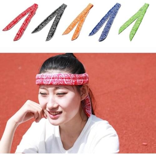 Multifunction Non-toxic Neck Cooler Scarf Body Ice Cool Cooling Wrap Tie Headband Refreshing Bandana Wrist Towel Summer
