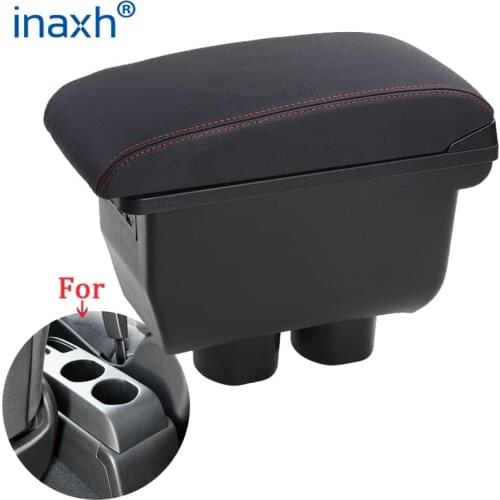 For Nissan Tiida Armrest For Nissan Sylphy Versa Tiida Latio car Armrest box PU Leather Retrofit parts Storage box 2007-2017
