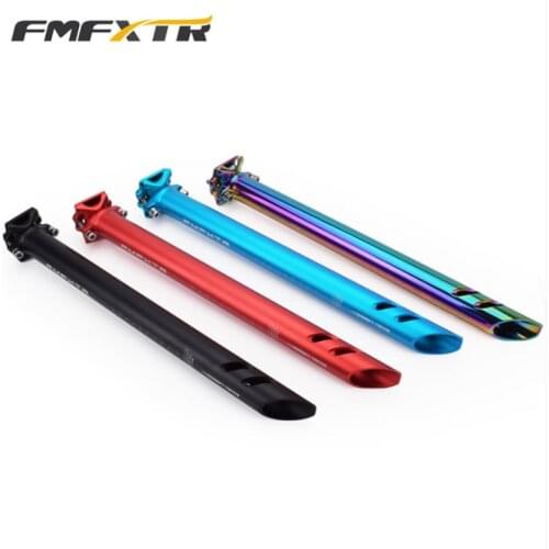 Bicycle Seatpost FMF Colorful Aluminum Alloy MTB Mountain Bike Seat post 27.2/30.9/31.6*400mm High Quality for Folding Bike