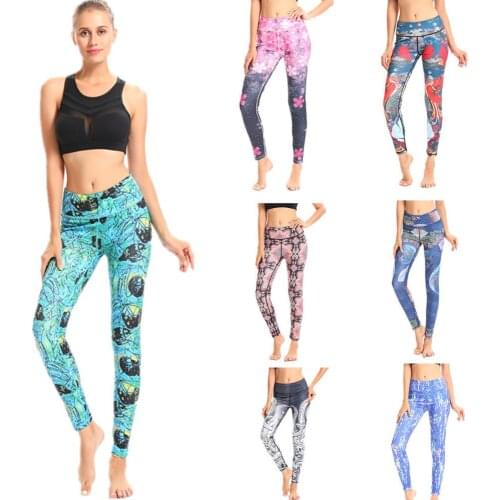 Professional Running Fitness Gym Sport Leggings Tight Trouser Pencil Leggins Vertvie Honeycomb Printed Yoga Pants Women Push Up