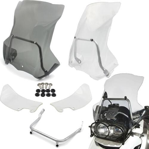 R 1200 GS ADV Windshield Windscreen Odometer Clock Visor w/ Mounting For BMW GS1200 Adventure 2005 - 2012 R1200GS 2011 2010 2009