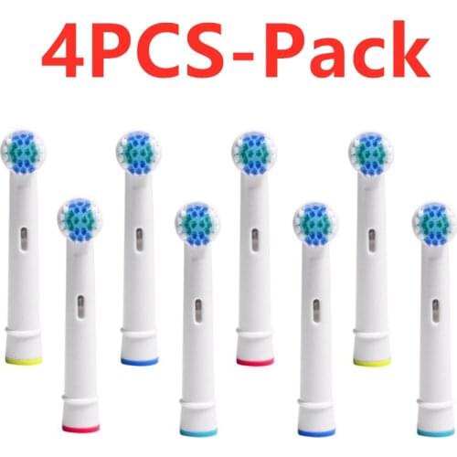 4pcs Replacement Brush Heads For Oral B Rotation Type Electric Toothbrush Replacement heads/ Pro Health/Triumph/ Advance Power