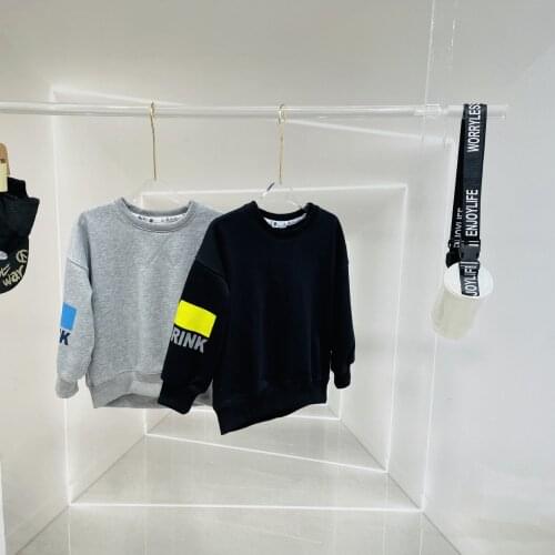 Boys Sweatshirts Cotton Baby Girls Clothes Fall New Children Clothing Kids Hoodies Sweatshirt Boys Long Sleeve Tops Girl Clothes