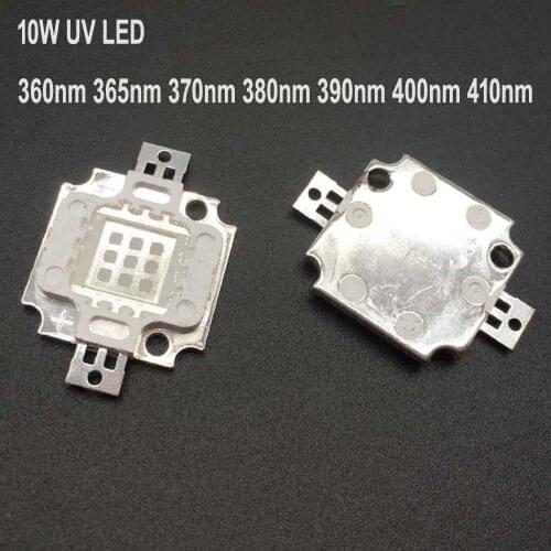 10W 45MIL UV LED Chip COB Purple Light 360nm 365nm 370nm 380nm 390nm 400nm 410nm Ultraviolet lamp Curing SMD