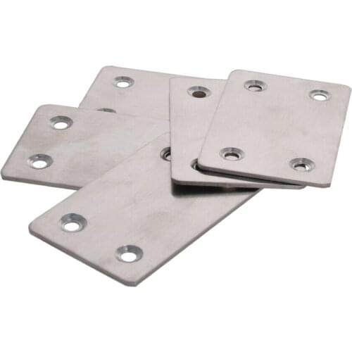 Mromax 60/165mm Straight Line Stainless steel Corner Brackets Window wood door connector Furniture Hardware Bracket Corner