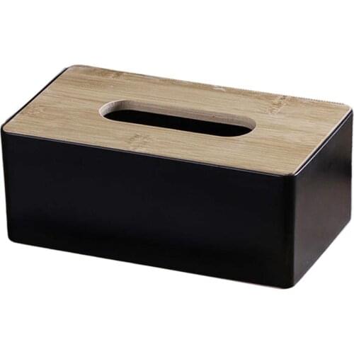 2021 Tissue Holder Wooden Tissue Box Household Tissue Car Box Furniture Box Storage Box Tissue Z6V4
