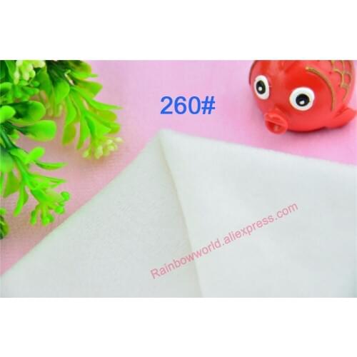 260# white Super soft velvet fabric microfiber Fleece velboa hair height 2-3mm for DIY stuffed toy blanket pillows(10 pieces)