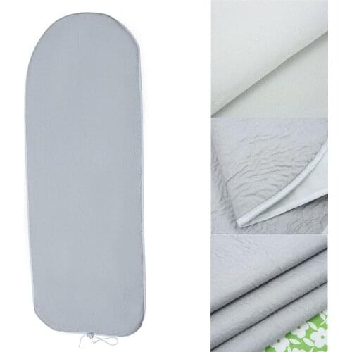 Household Solid Reusable Flat Thick Scorch Resistant Non Slip Silver Coated Ironing Board Cover Heat Reflective Padded Universal