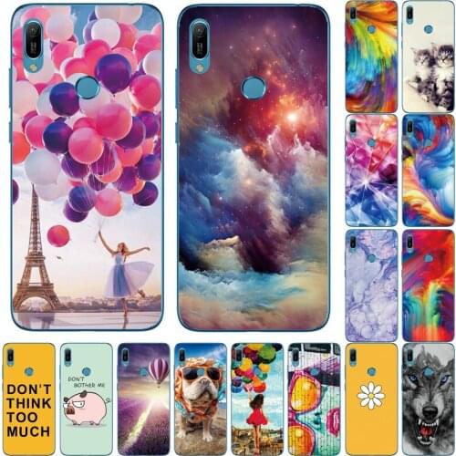 Case For Huawei y6 2019 Case Silicon TPU Cover Soft Phone case For Huawei Y6 2019 MRD-LX1 MRD-LX1F