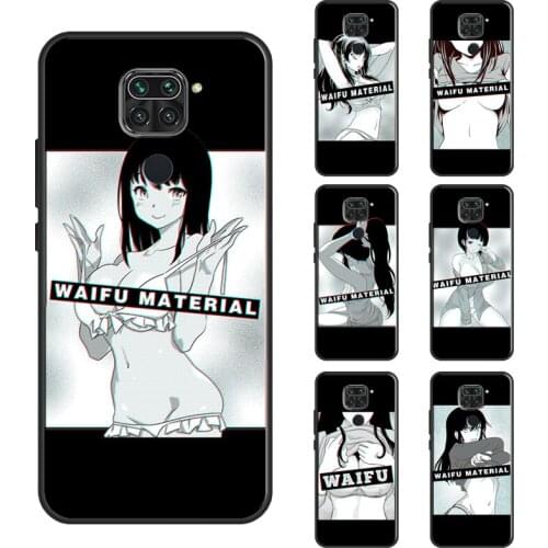 Sugoi Senpai waifu Anime Girl Case For Xiaomi Redmi Note 9 Pro 7 8 Pro 8T 9S Note 10 Pro Coque For Redmi 9A 9C 9T 7A 8A