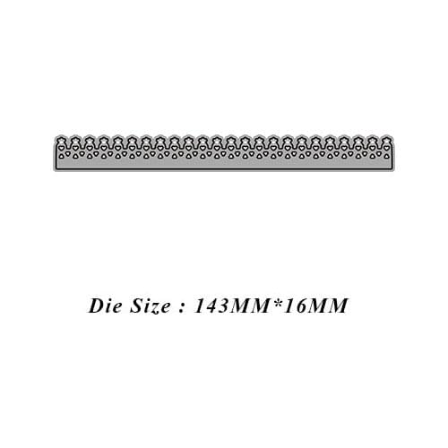 Long Lace Metal Cutting Dies Scrapbooking Craft Mold Cut Die Stencil Handmade Paper Card Make Template Embossing 2021