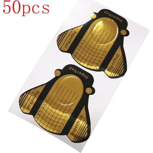 Nail Form Gold Gel Nail Art Tip Extension Guide Tools for Salon Nails Care Tool