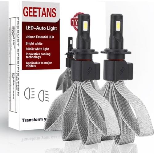 H4 H11 H7 H1 LED HB2 9005 9006 HB4 HB3 H3 H8 H9 880 881 Headlight Bulbs Car fog lights 12V 6000K Running Auto Head Lamp 1PCS CJ