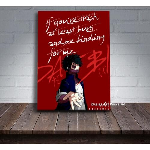 Canvas Anime Anime Hero Academia Pictures Home Decoration Paintings Poster HD Prints Wall Art Modular Living Room Framed