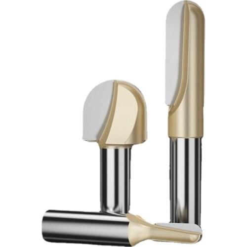 1/2 1/4inch Woodworking Tools Deep Circular Bottom Milling Cutter for Trimming Engraving Machine Lengthening Router Bit