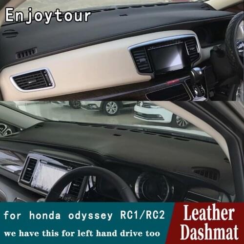 For Hond Odyssey RC1 RC2 2014 2015 2016 2017 2018 2019 Leather Dashmat Dashboard Cover Pad Dash Mat Carpet Styling Accessories