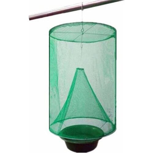 Ranch Fly Trap Hanging Flycatcher Flies Trap Cage for Outdoor Family Farms STTA889