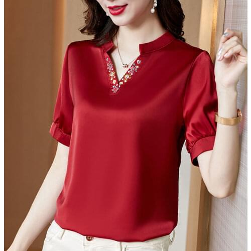 MOYISU Womens Satin Shirts