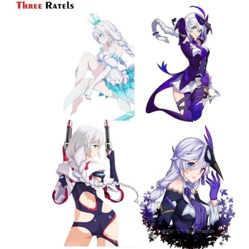 Three Ratels FC930 Kallen Kaslana Honkai Impact 3 Car Windshield Sticker Macbook Decal