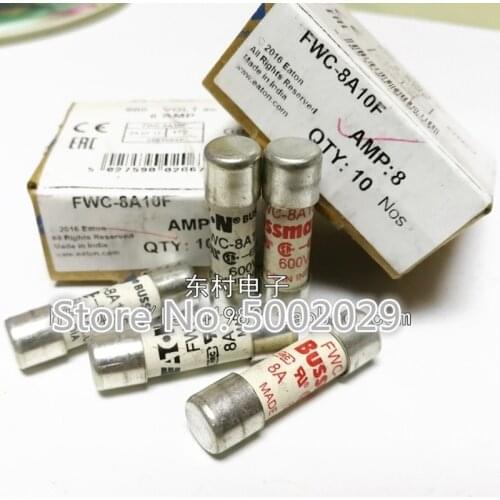 New original quick fuse BUSSMANN FWC-8A10F 10X38MM 600V FUSE